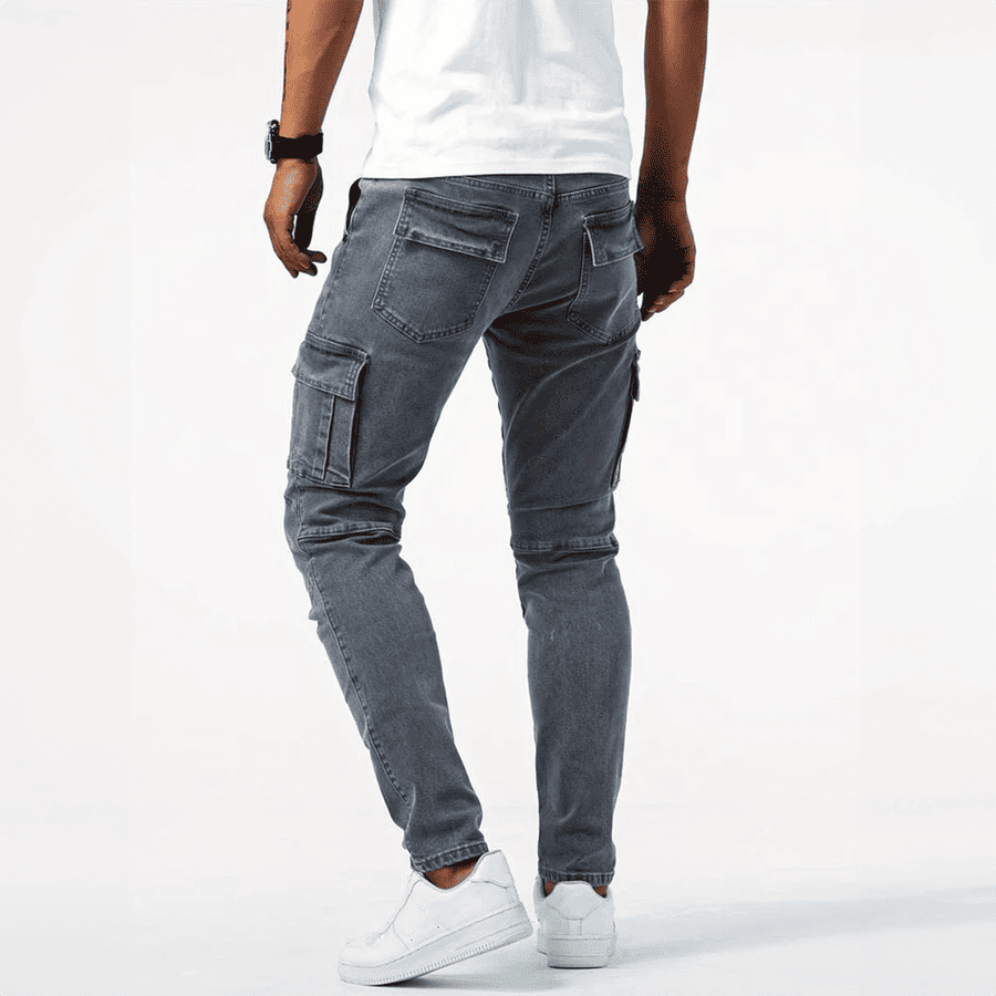 BRYAN - JEANS CARGO ELASTICIZZATI