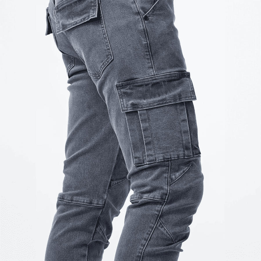 BRYAN - JEANS CARGO ELASTICIZZATI