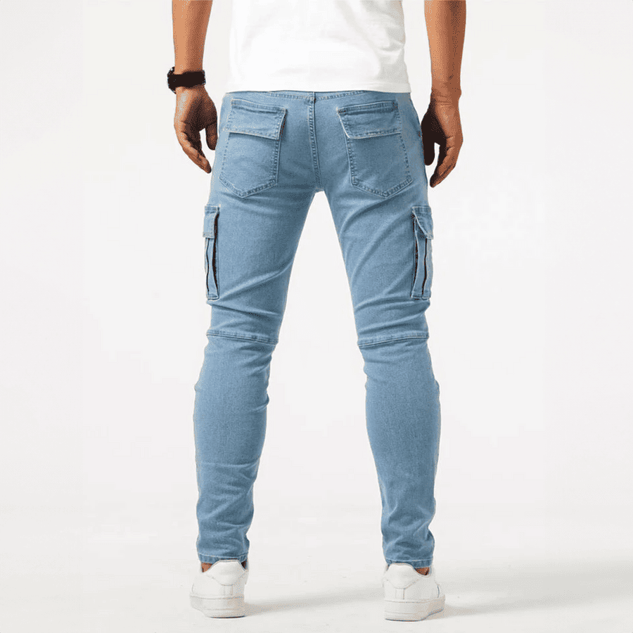 BRYAN - JEANS CARGO ELASTICIZZATI